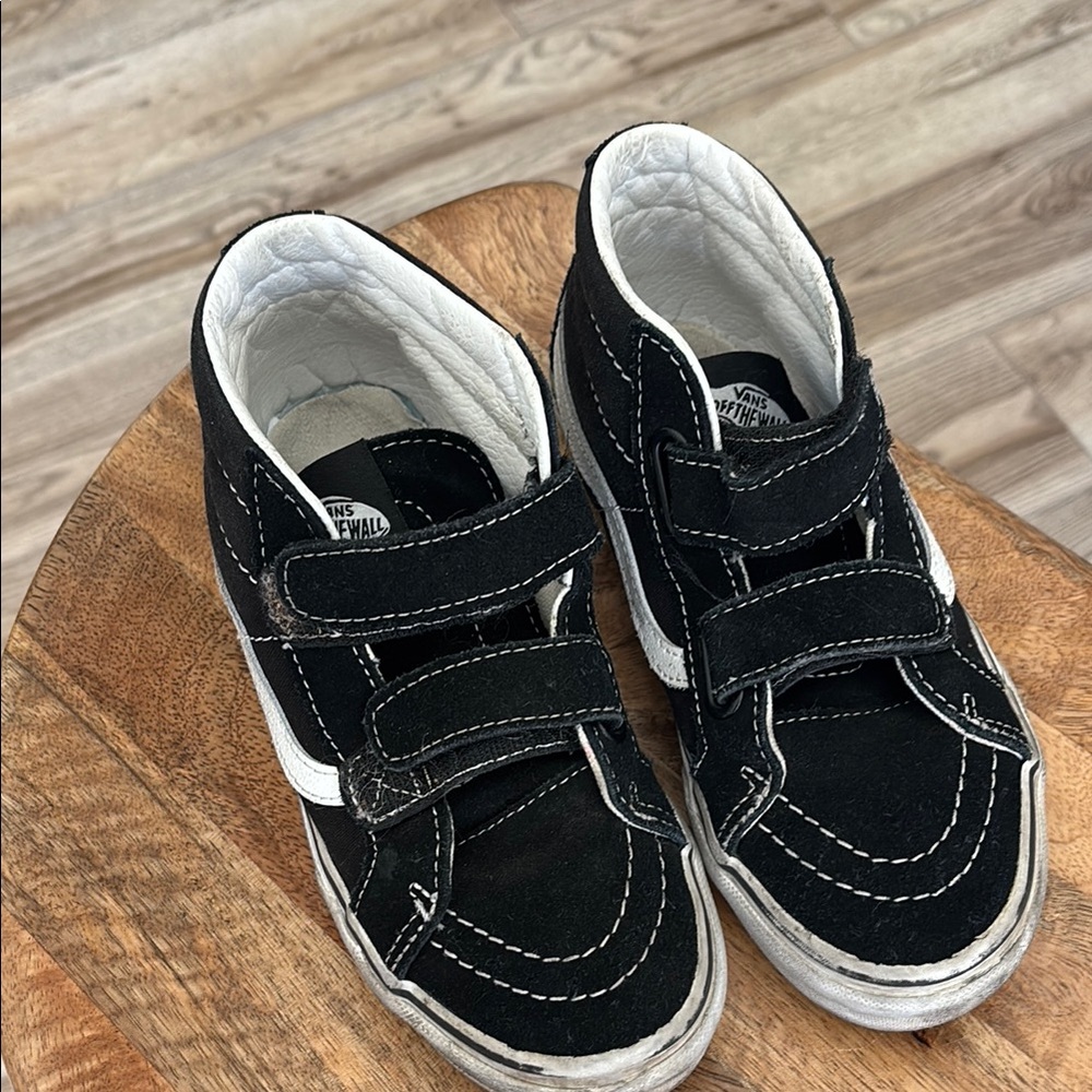 Vans Kids Black High-Top Sneakers